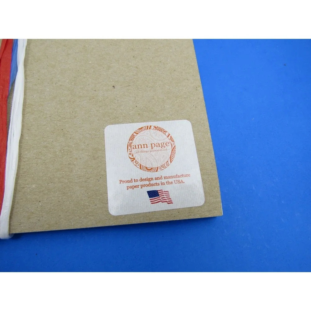 Ann Page Happy Birthday Jack Party Placemat 24 Pack Red White Blue USA Made
